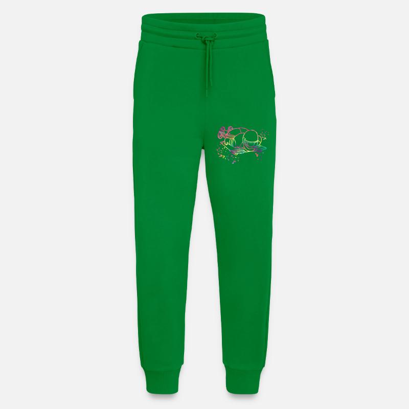 Skeleton Bobsleigh Winter Sports Sled - Jogging Pants - made by SPREAD - City Green