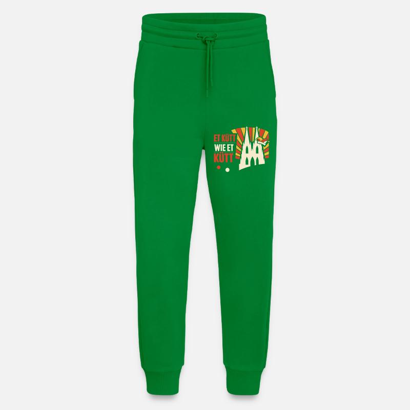 Karneval Köln Alaaf Geschenk Lustig - Jogginghose - made by SPREAD - City Green