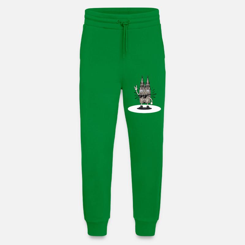 Karneval Rock Köln Geschenk Alaaf - Jogginghose - made by SPREAD - City Green