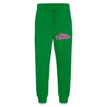 Team Feminin – Pink Girl Power Statement Design - Jogginghose - made by SPREAD - City Green - Vorne