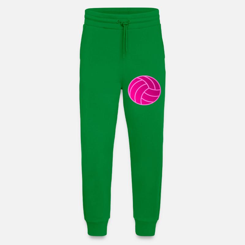 Pinker Volleyball - Jogginghose - made by SPREAD - City Green