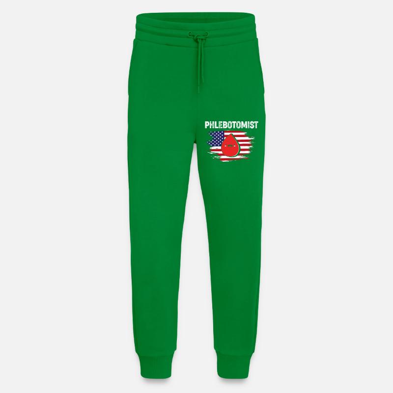 Nurse Caregiver Blood Sampling Phlebotomist - Jogging Pants - made by SPREAD  - City Green