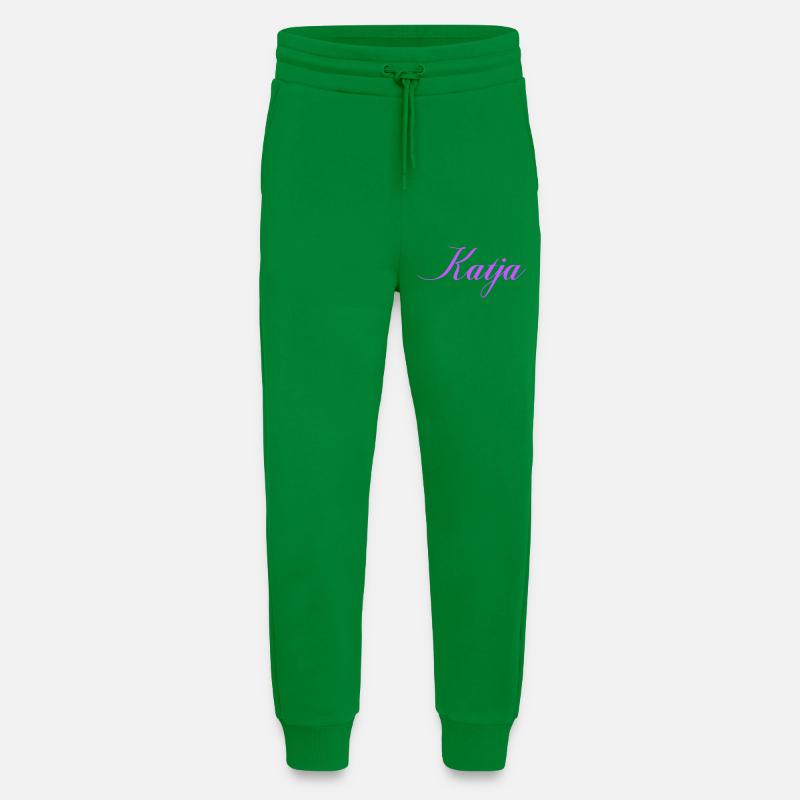 Name Katja im Lavendel Script - Jogginghose - made by SPREAD - City Green
