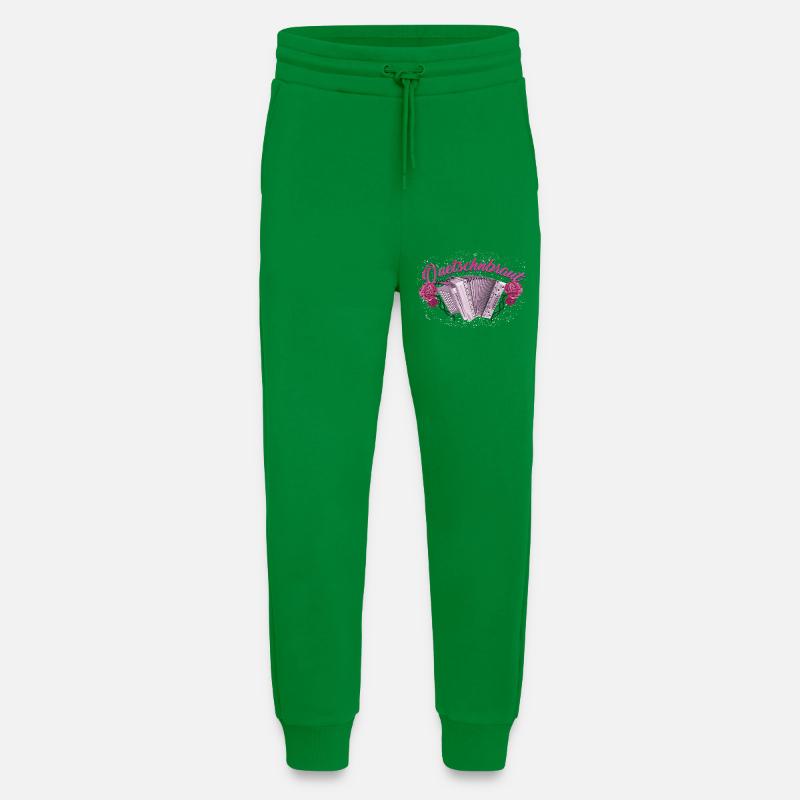 Squeeze Bride - Harmonica with Roses - Jogging Pants - made by SPREAD  - City Green
