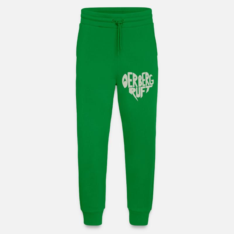 Der Berg ruft Herzdesign - Jogginghose - made by SPREAD - City Green