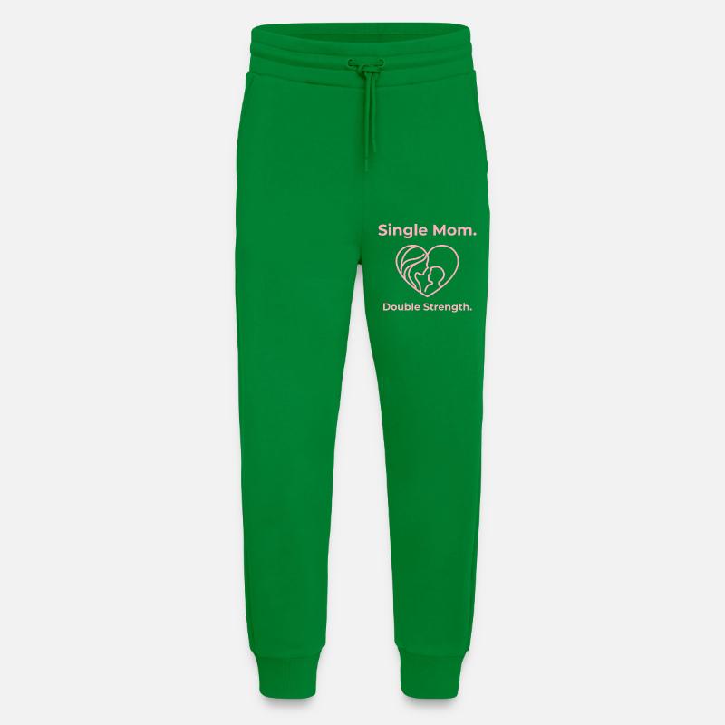 Single Mom. Double Strength. - Jogginghose - made by SPREAD - City Green