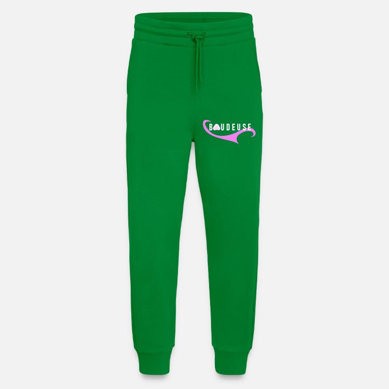Logo Boudeuse  - Pantalon de jogging bio décontracté fabriqué en UE - City Green