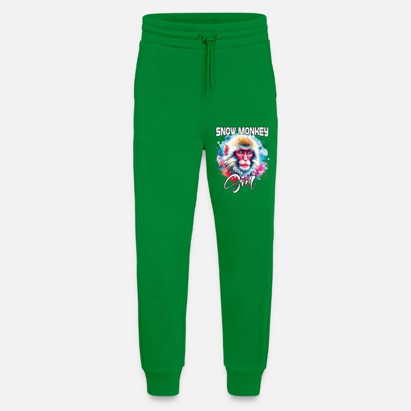 Snow Monkey Mädchen Schneeaffe - Jogginghose - made by SPREAD - City Green