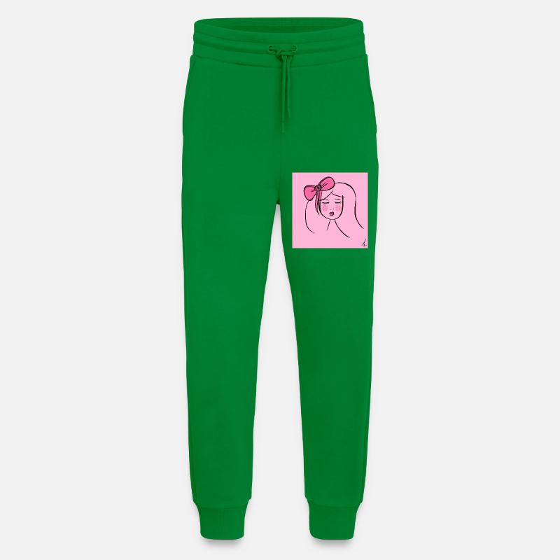 Mädchen Pink - Jogginghose - made by SPREAD - City Green