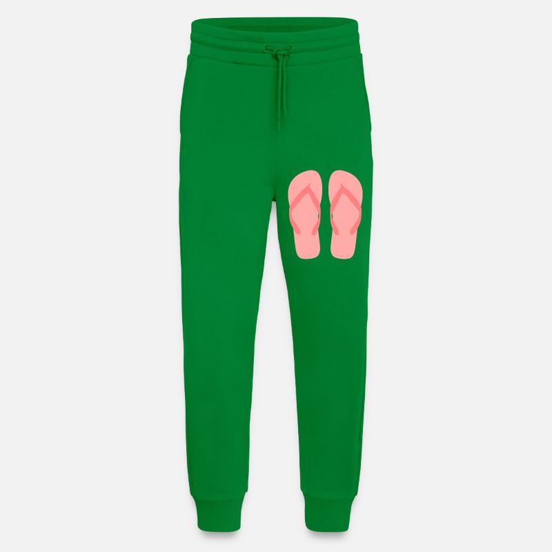 Bubblegum-rosa Flip-Flop-Kunst - Jogginghose - made by SPREAD - City Green
