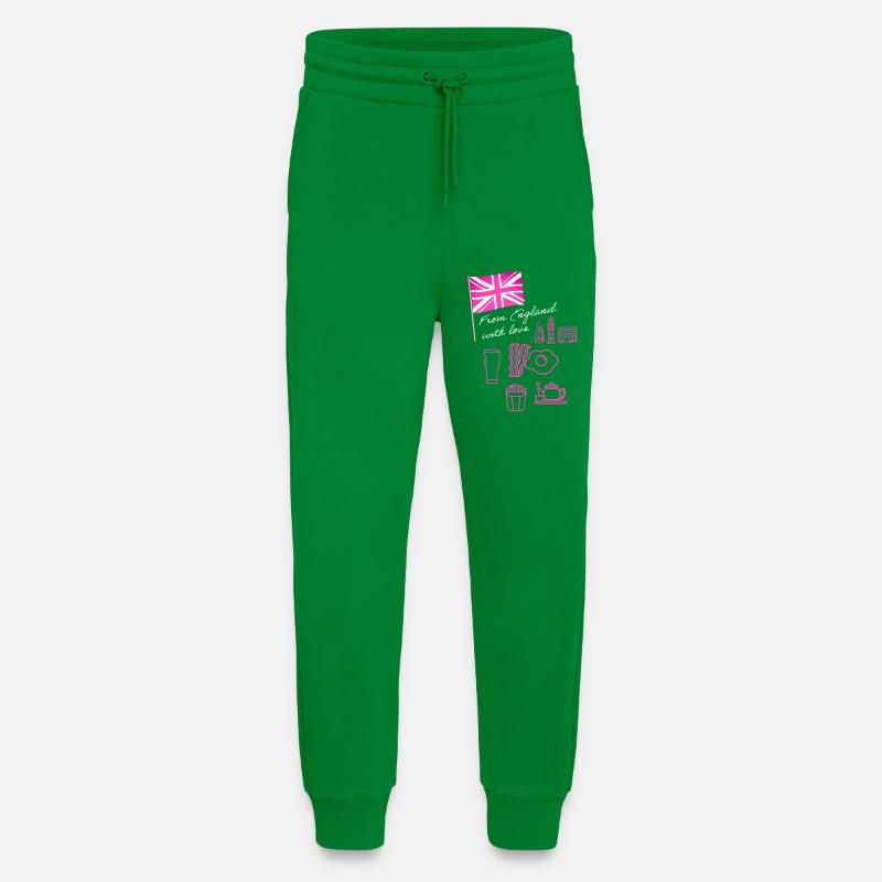 EXANGLIA (Pink + Weißer Text) - Jogginghose - made by SPREAD - City Green