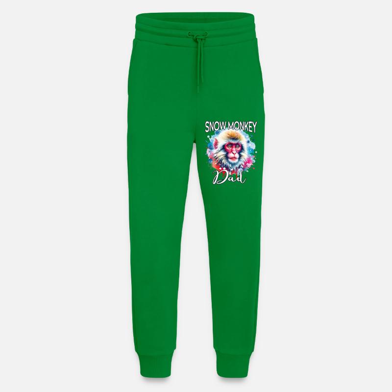 Schneeaffe Papa - Jogginghose - made by SPREAD - City Green
