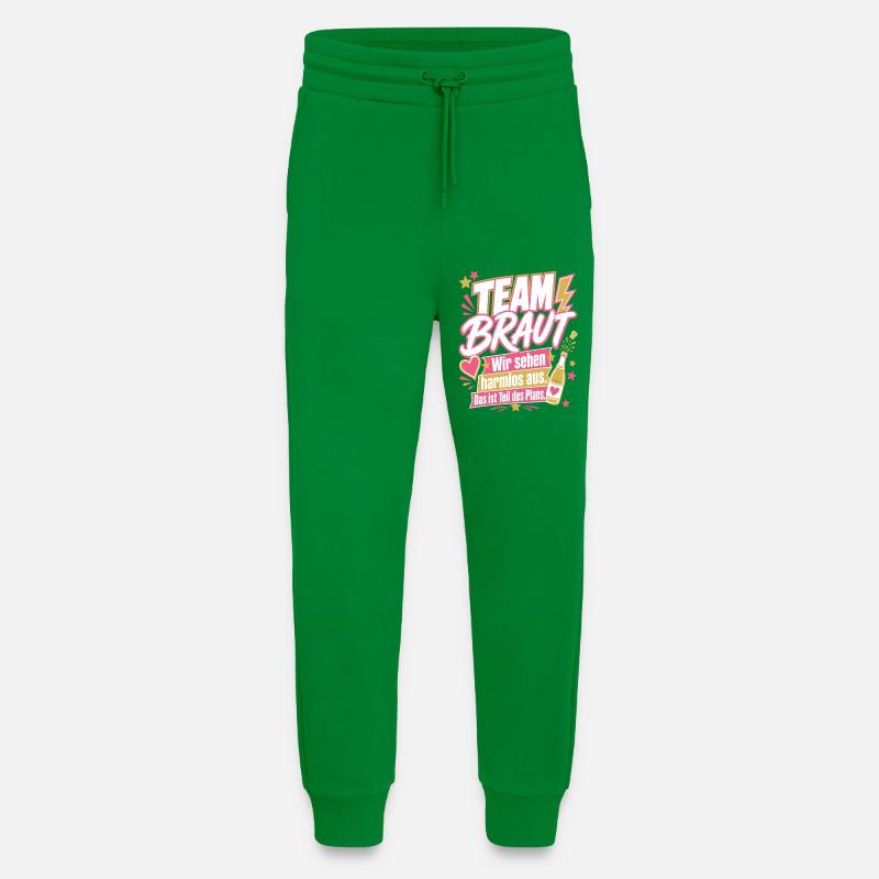 Team Braut, Teil des Plans - Jogginghose - made by SPREAD - City Green