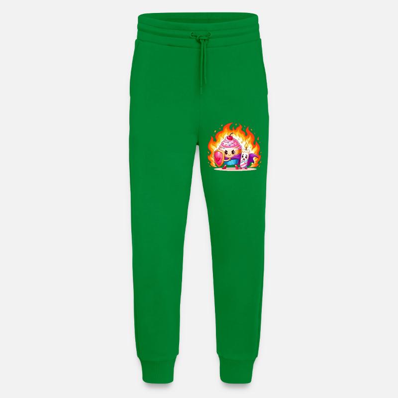 Duo Héros Fire Cake - Pantalon de jogging bio décontracté fabriqué en UE - City Green