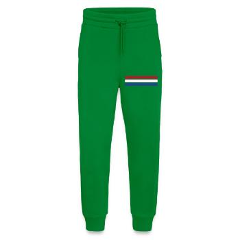 Niederlande Flagge Minimal - Fahne Fan Streifen De - Jogginghose - made by SPREAD - City Green - Vorne