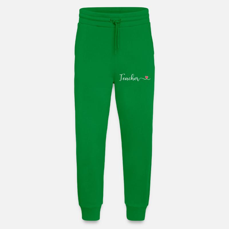 Enseignant - Pantalon de jogging bio décontracté fabriqué en UE - City Green