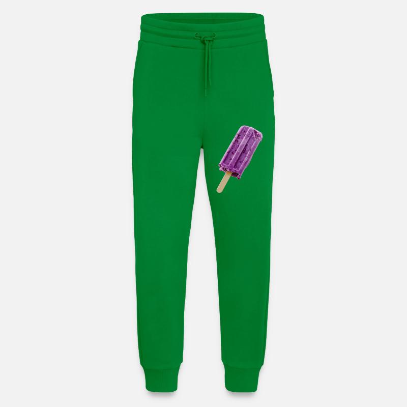 Glace violette sur un bâtonnet - Pantalon de jogging bio décontracté fabriqué en UE - City Green