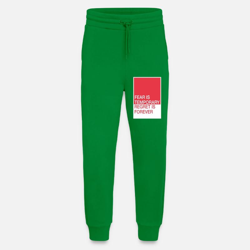 Fear passes - pride remains - Jogging Pants - made by SPREAD  - City Green