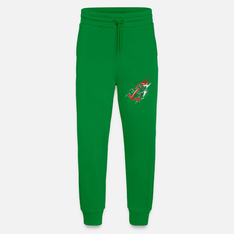 Formel-Rennwagen | High-Speed-Racing-Artwork - Jogginghose - made by SPREAD - City Green