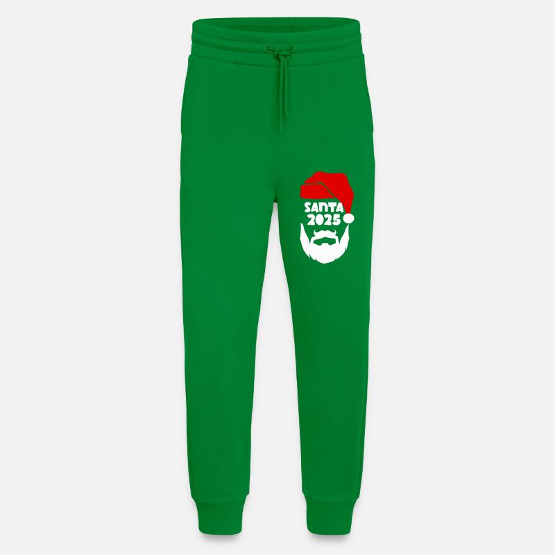 Santa 2025 Silhouette Tee - Jogginghose - made by SPREAD - City Green
