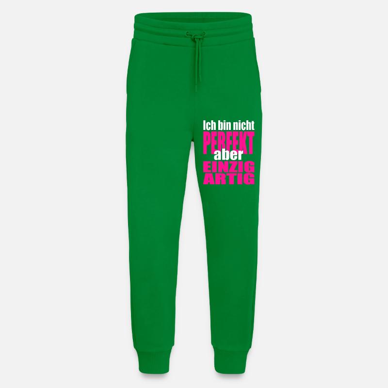 Nicht perfekt, einzigartig in Pink - Jogginghose - made by SPREAD - City Green