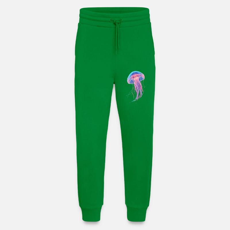 Regenbogen-Neonquallen - Jogginghose - made by SPREAD - City Green