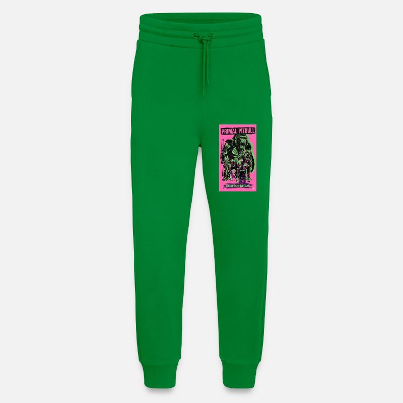 Primal Pitbull Confrontation - Jogging Pants - made by SPREAD - City Green