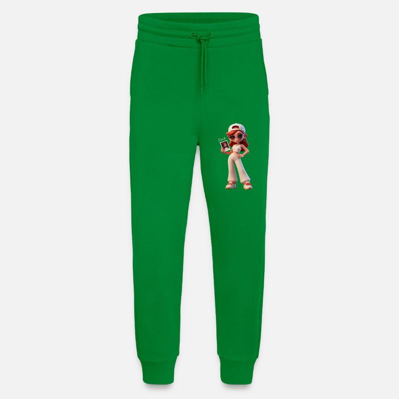 Selfie-Stil Trendheldin - Jogginghose - made by SPREAD - City Green