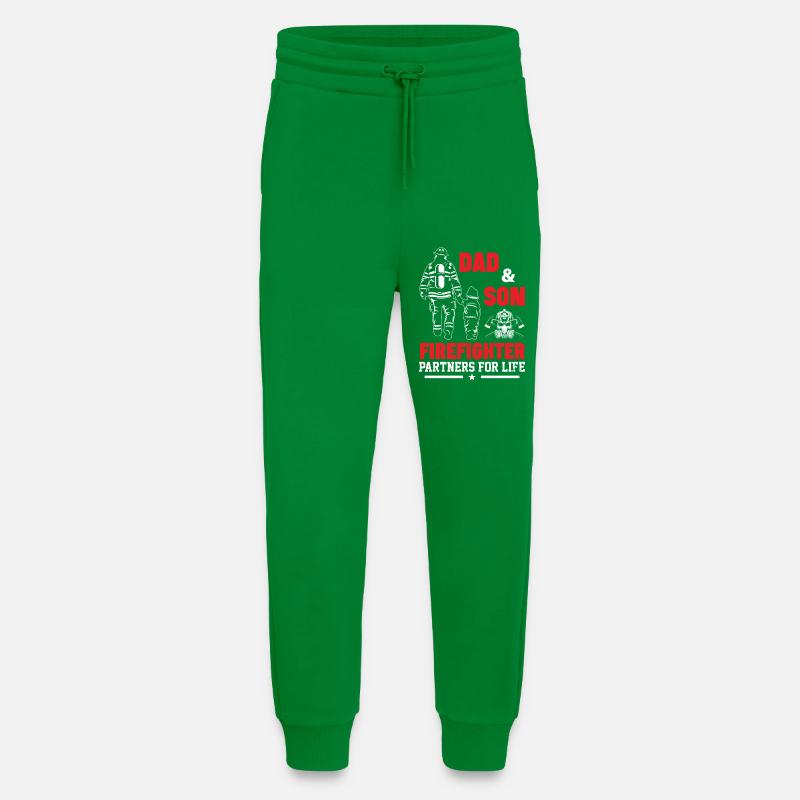 Fire department father and son - Jogging Pants - made by SPREAD  - City Green