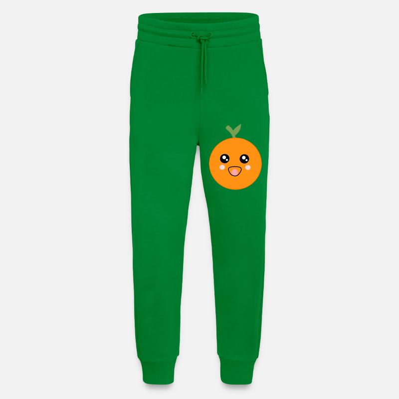Fasching, Karneval, Kostüm, Orangen - Jogginghose - made by SPREAD - City Green