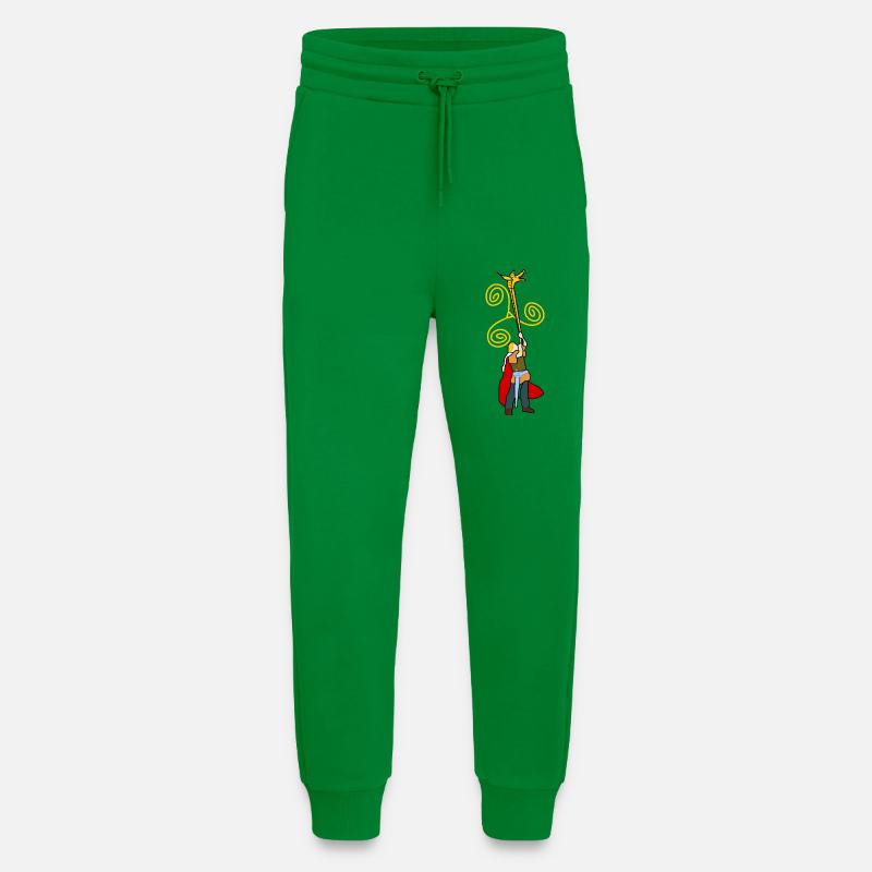 Gallic warrior at Carnyx - Jogging Pants - made by SPREAD  - City Green
