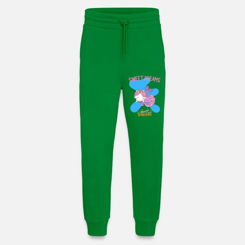 Whimsical Mermaid Sleeping Dreamer Design - Jogging Pants - made by SPREAD  - City Green