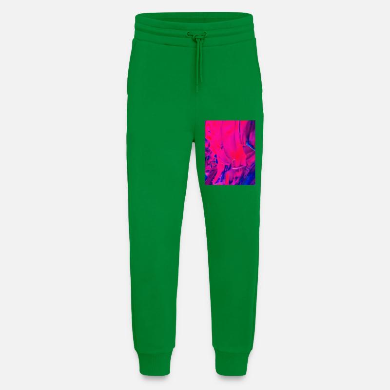 Abstraktes Pink- und Blaumeer Design - Jogginghose - made by SPREAD - City Green