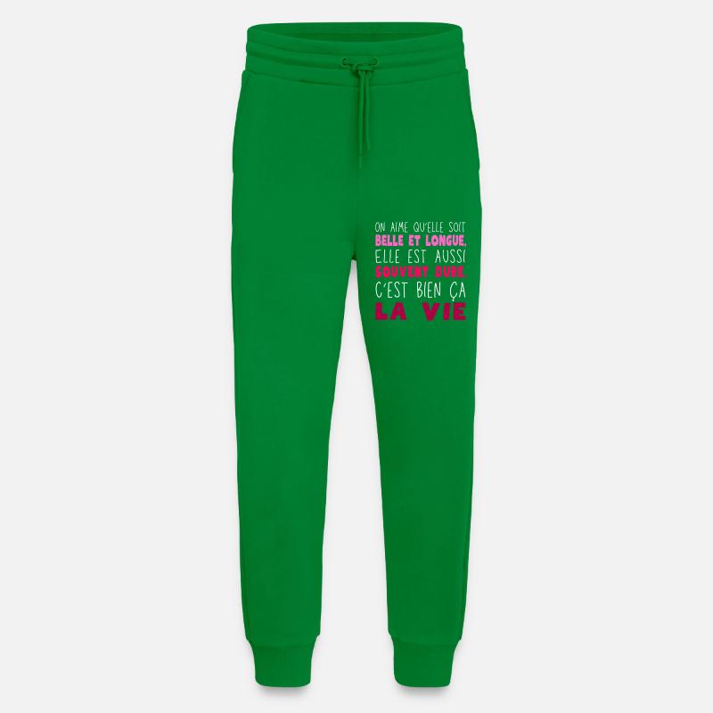 Schönes und langes Leben - Jogginghose - made by SPREAD - City Green