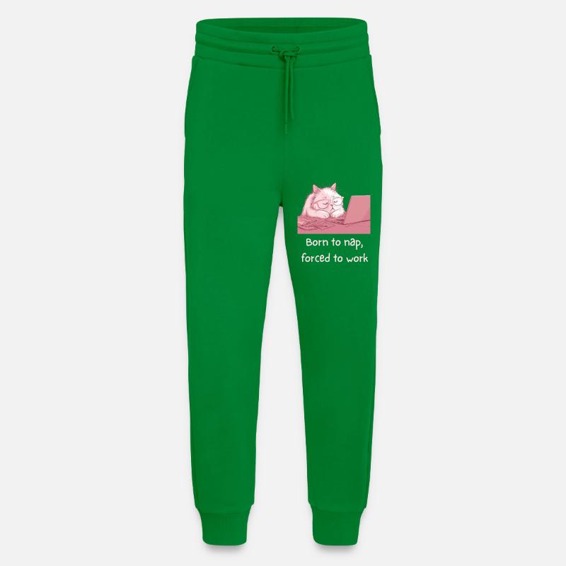 Sleepy_Cat - Jogging Pants - made by SPREAD - City Green
