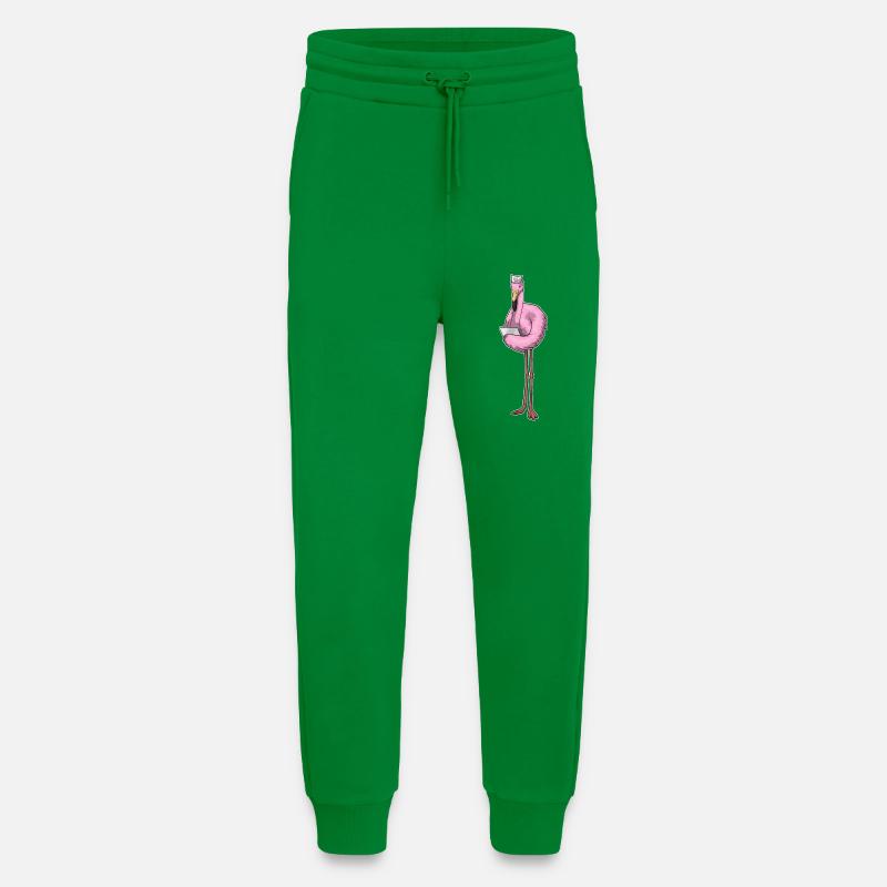 Flamingo Krankenschwester Notiz - Jogginghose - made by SPREAD - City Green