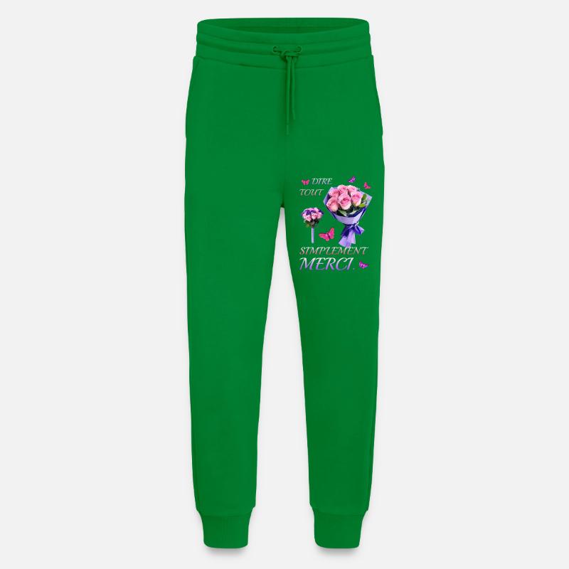 Dites simplement merci. - Pantalon de jogging bio décontracté fabriqué en UE - City Green