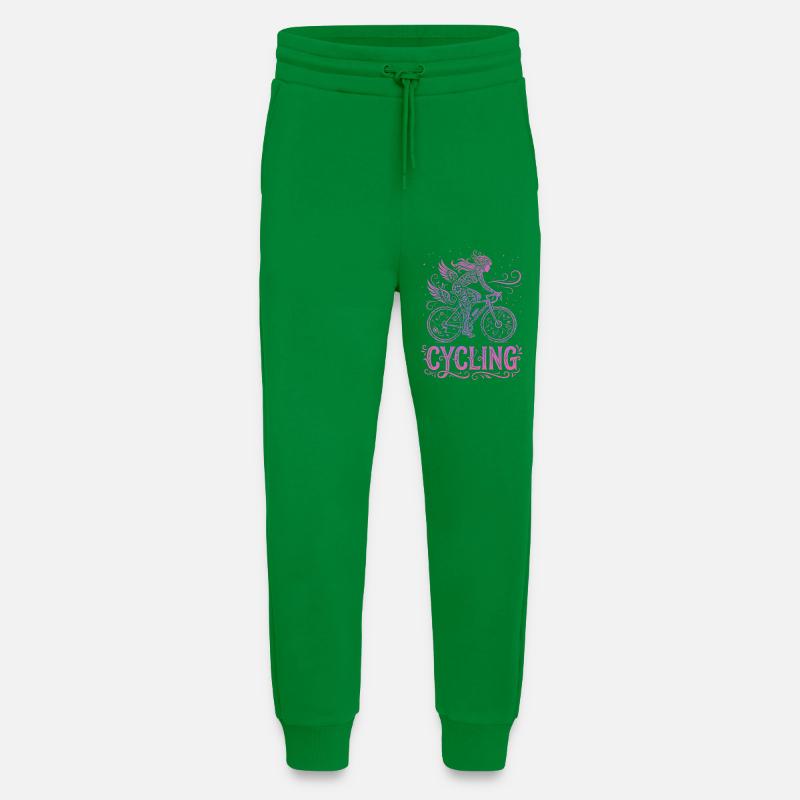 Feenradfahrer in rosa Spitze - Jogginghose - made by SPREAD - City Green