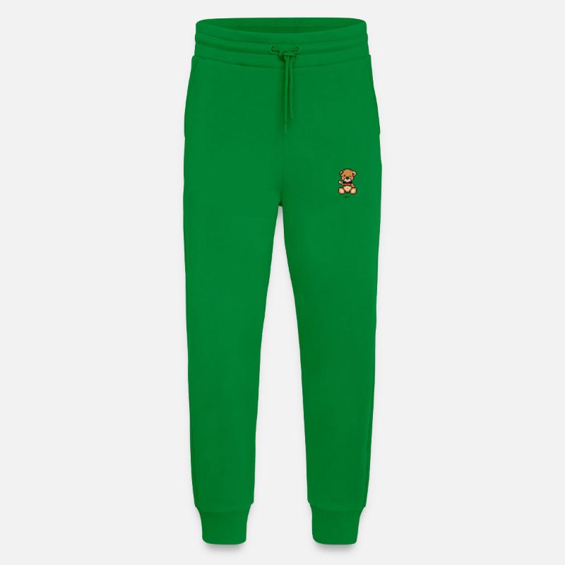 Pixel Bär Kenia - Jogginghose - made by SPREAD - City Green