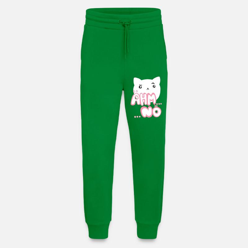Ähm nö Kawaii Katze rosa - Jogginghose - made by SPREAD - City Green