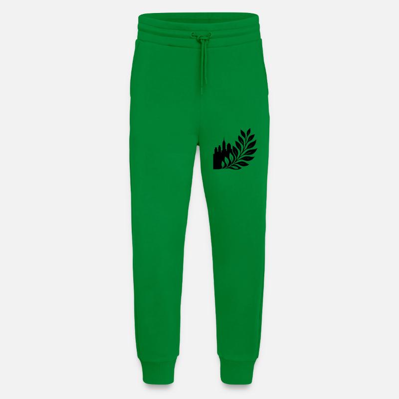 City Forest Skyline Leaf Design - Jogging Pants - made by SPREAD  - City Green