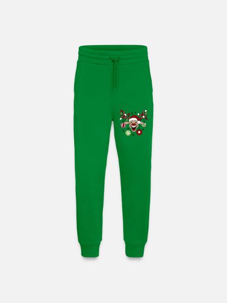 Rentier Rudolph Weihnachten Ugly Christmas Sweater - Jogginghose - made by SPREAD - City Green