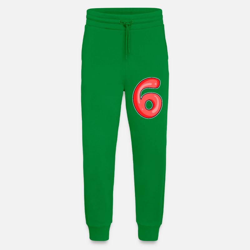 Number 6 Number - Jogging Pants - made by SPREAD  - City Green