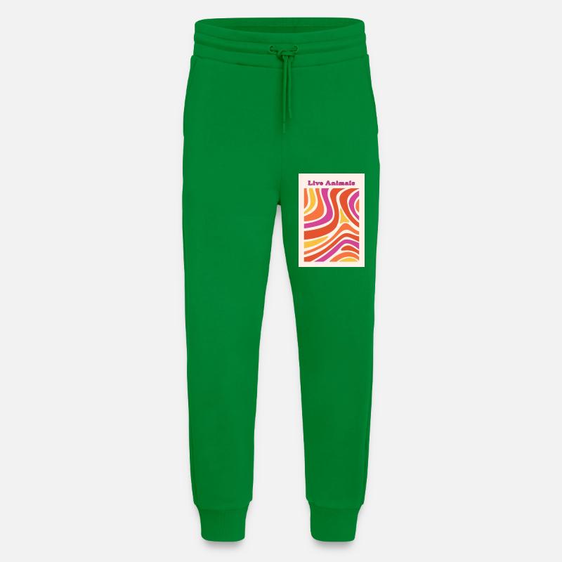 Lebendige Farbwellen - Jogginghose - made by SPREAD - City Green