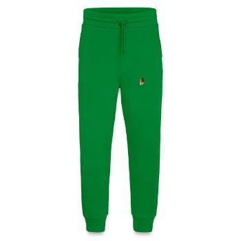 Ketchup and mustard embroidered - Jogging Pants - made by SPREAD  - City Green - Front