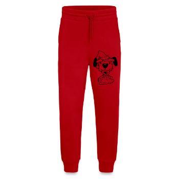 Dog Santa Claus Christmas Gifts Sack Hat - Jogging Pants - made by SPREAD  - red - Front