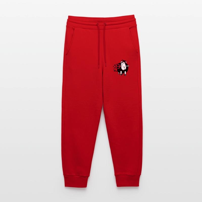Sheep Devil Satan Hell Evil Trident Horns Cool Jogging Pants - made by SPREAD 