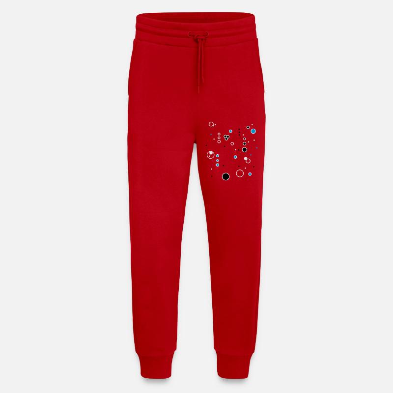 bubbles - Jogging Pants - made by SPREAD  - red