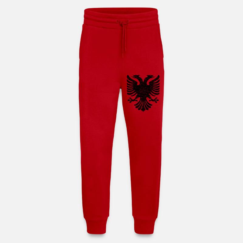 Albanian eagle double-headed eagle Shqiptar Albanian - Jogging Pants - made by SPREAD  - red