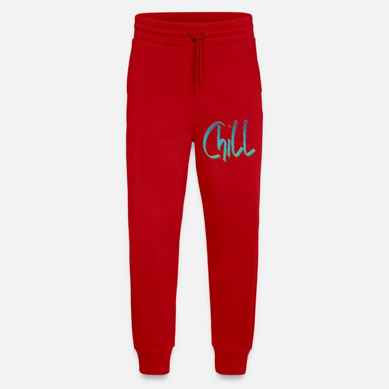 Chill mal wieder - Jogginghose - made by SPREAD - Rot